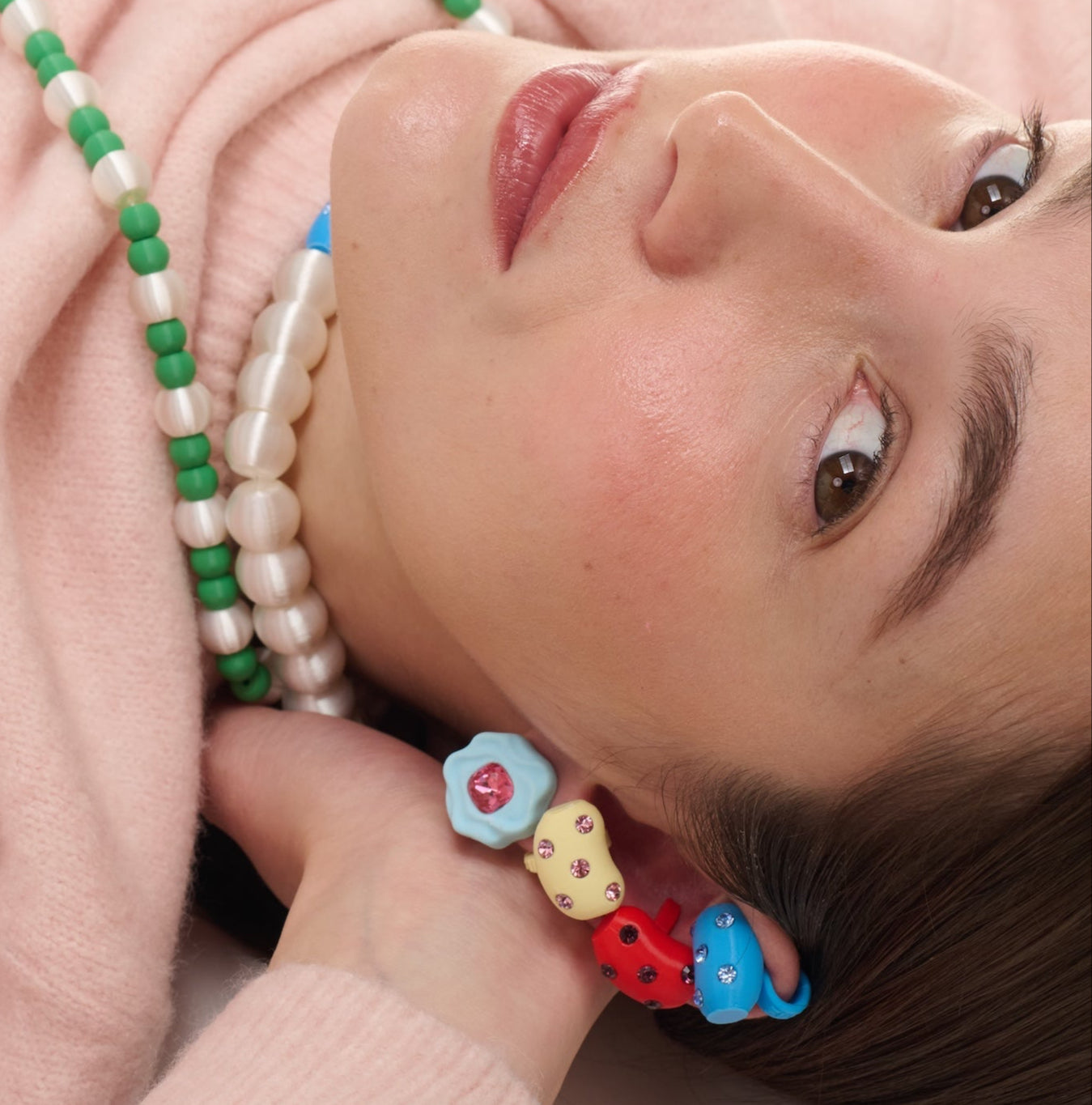 JELLY BEAN EAR CUFF