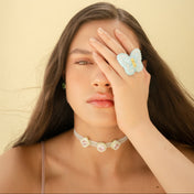 LACE BUTTERFLY MAXI RING