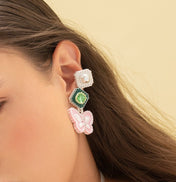 LACE RHOMBUS EARCUFF