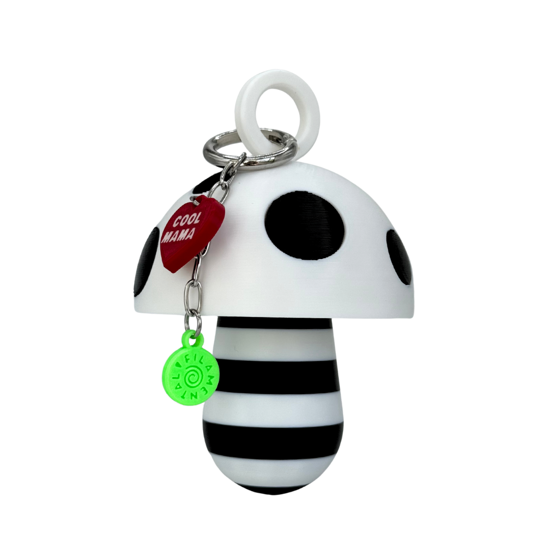 BLACK MUSHROOM LIPSTICK CASE