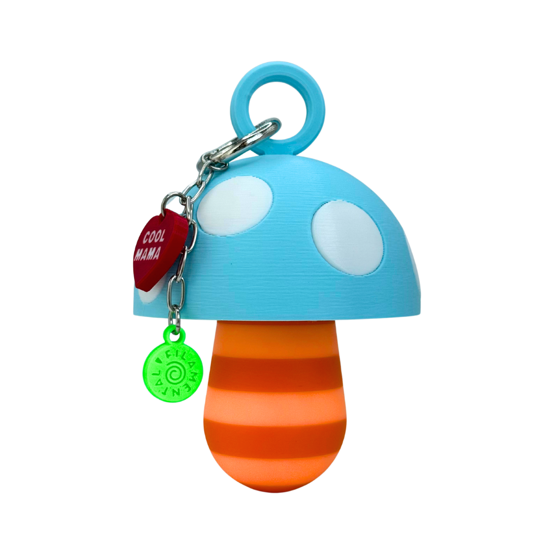 ORANGE MUSHROOM LIPSTICK CASE