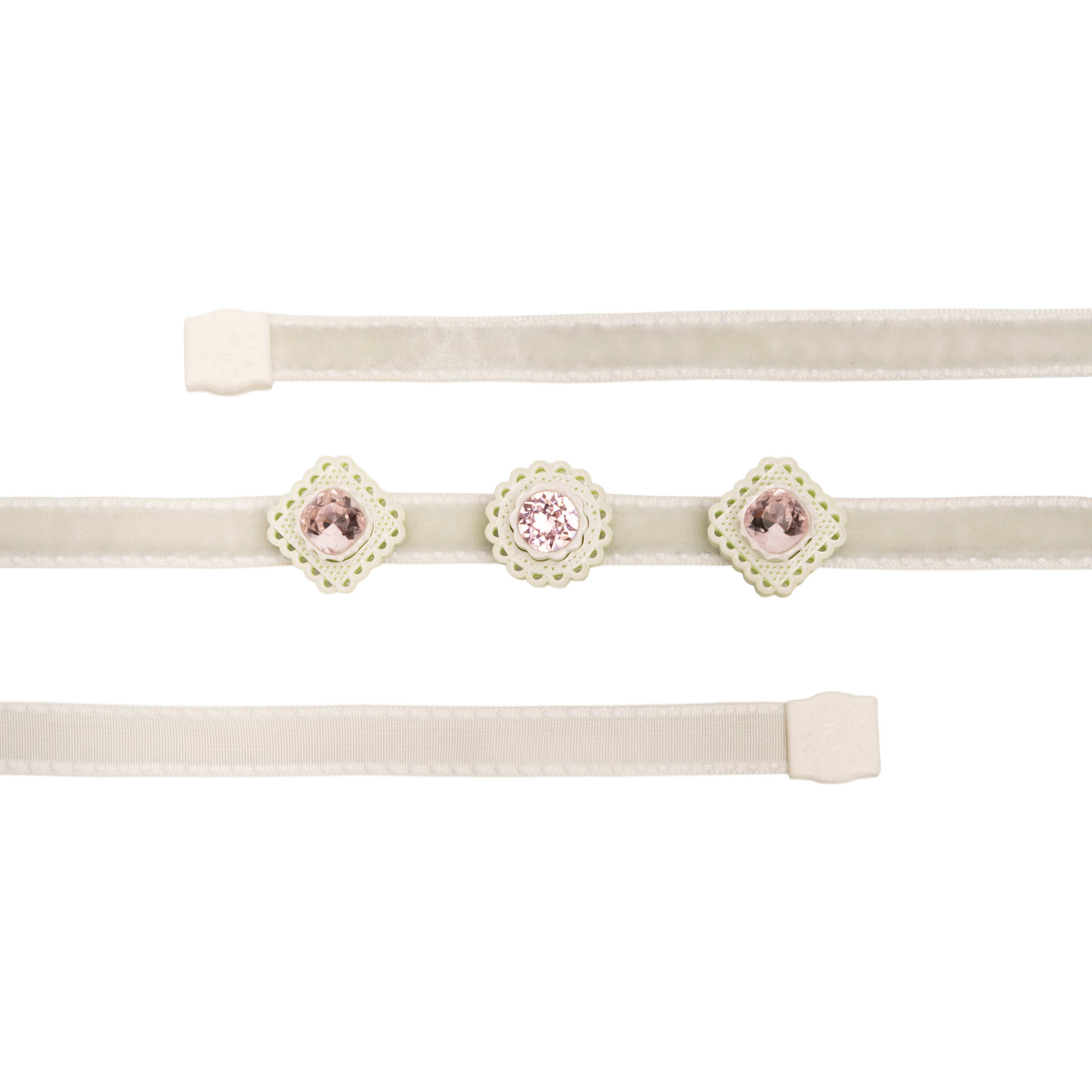 LACE CHOKER (3 CHARMS)
