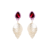 DOUBLE SEASHELL EARRINGS