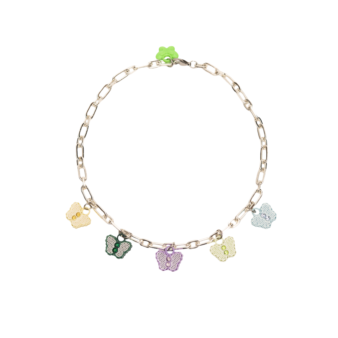 LACE BUTTERFLY MINI NECKLACE – MIX