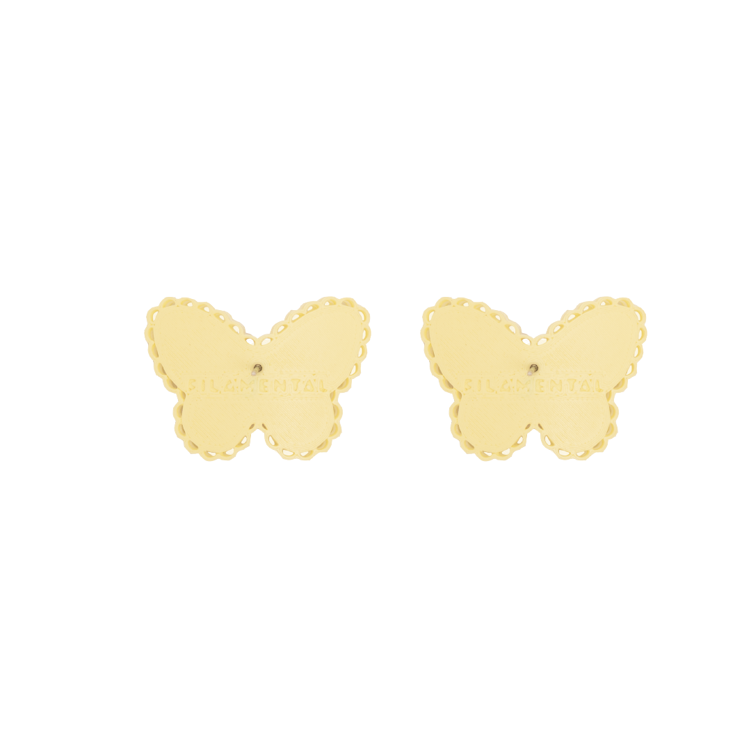 LACE BUTTERFLY MINI STUD EARRINGS