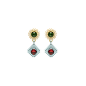 LACE DOUBLE MINI EARRINGS