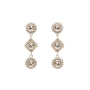LACE TRIPLE MINI EARRINGS