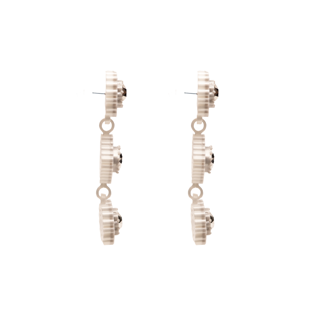 LACE TRIPLE MINI EARRINGS