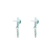 LACE DOUBLE BUTTERFLY EARRINGS