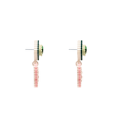 LACE DOUBLE BUTTERFLY EARRINGS