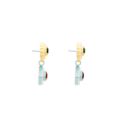 LACE DOUBLE MINI EARRINGS