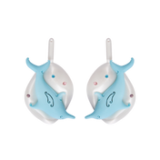 DOUBLE DOLPHIN EARRINGS - SIXXTA