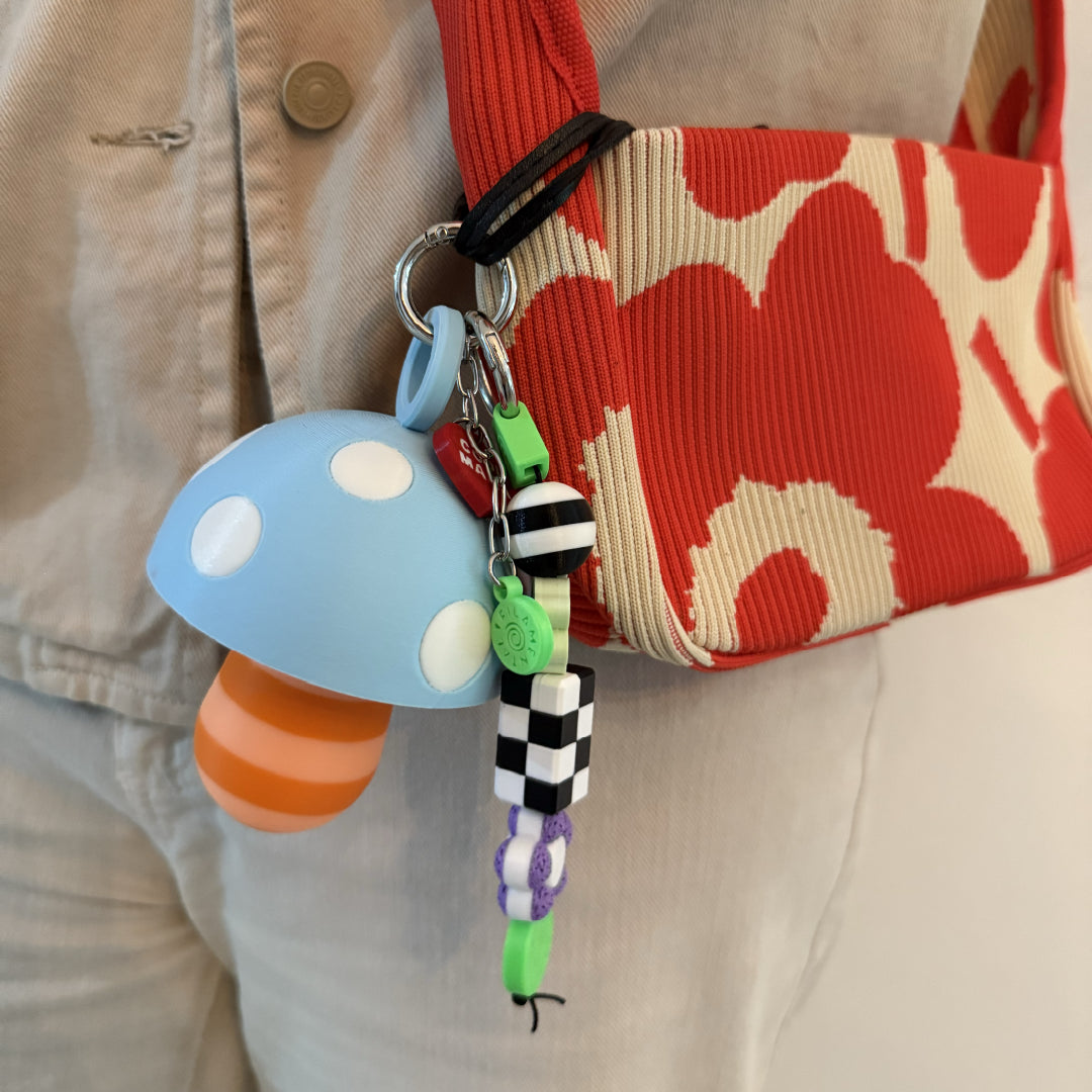 ORANGE MUSHROOM LIPSTICK CASE