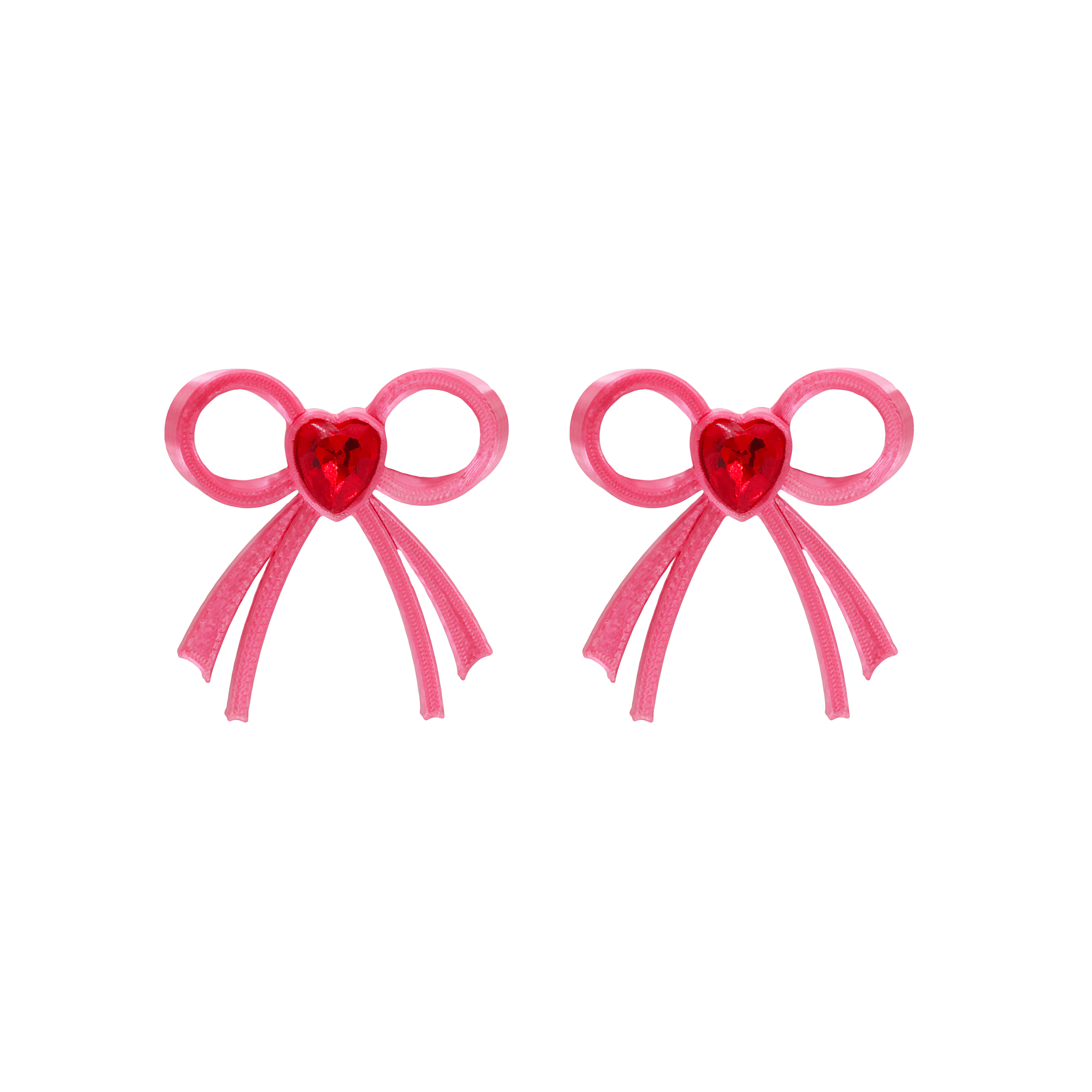 ☆ENGBROX☆ lissom ribbon heart earring EBEA24026 BOW EARRINGS – Filamental International