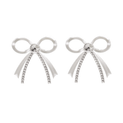 MAXI CRYSTAL BOW EARRINGS