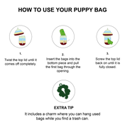 PUPPY BAG CHARM - MUSHROOM