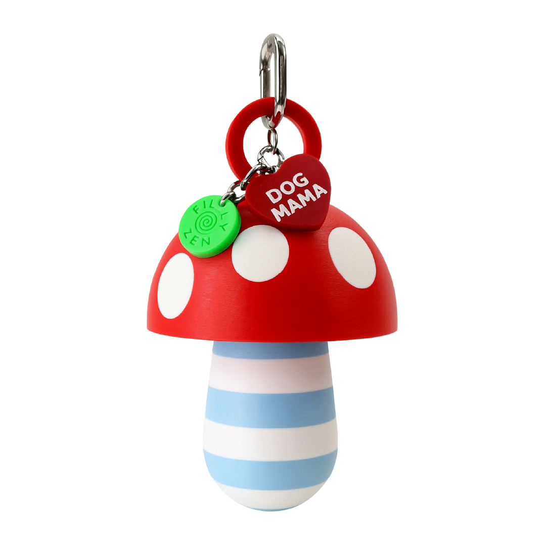 BLUE MUSHROOM LIPSTICK CASE
