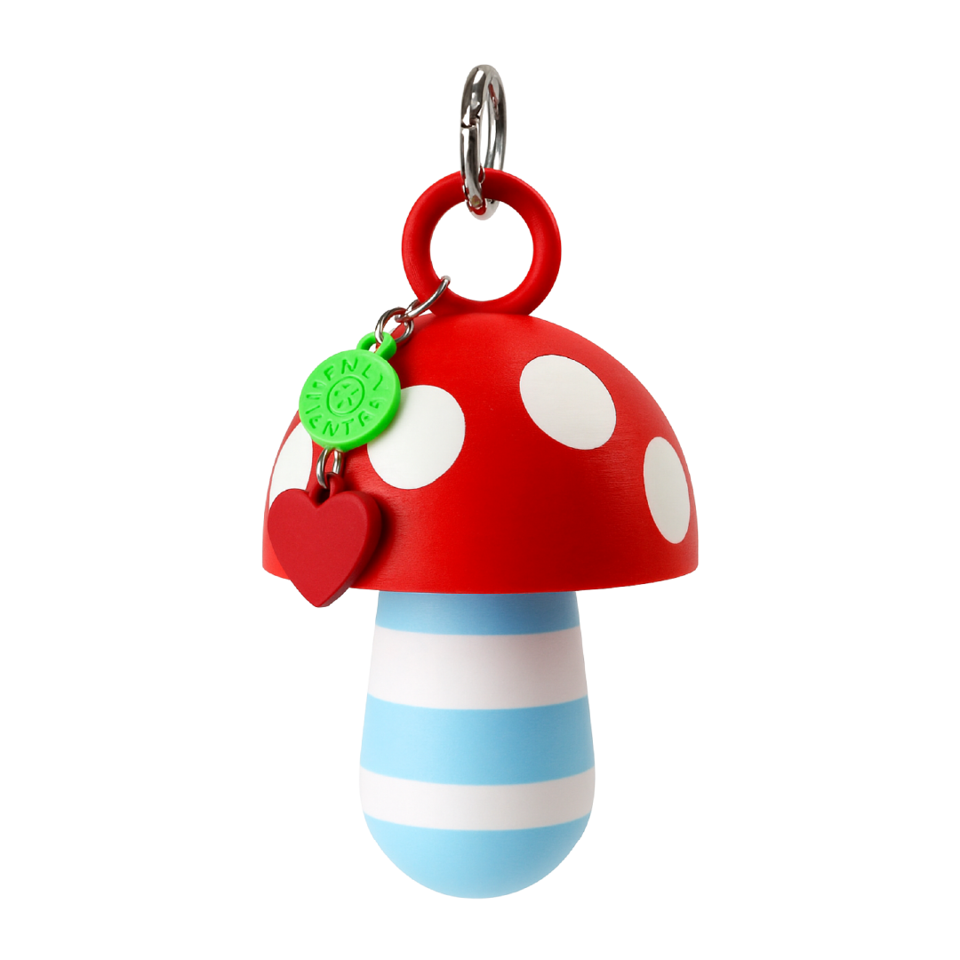 BLUE MUSHROOM LIPSTICK CASE