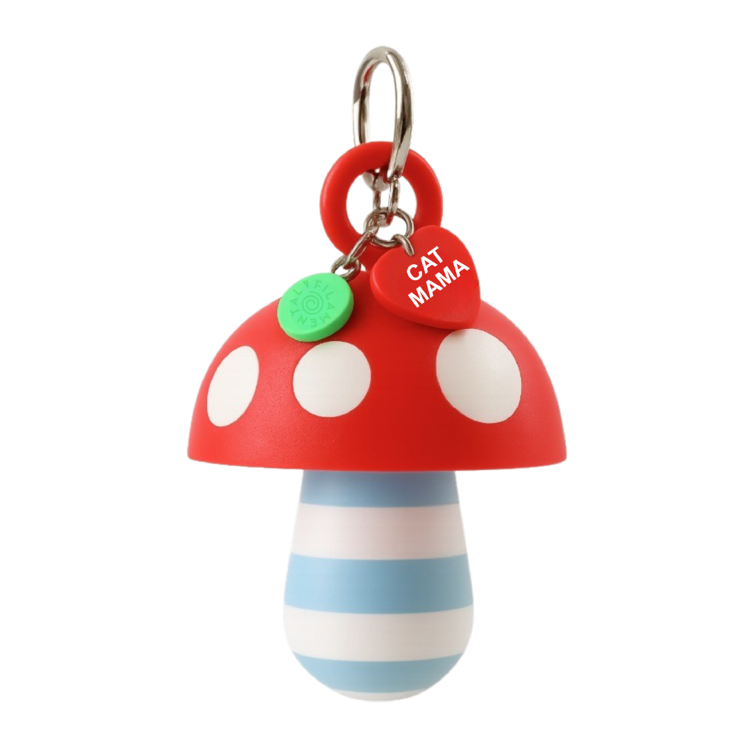 BLUE MUSHROOM LIPSTICK CASE