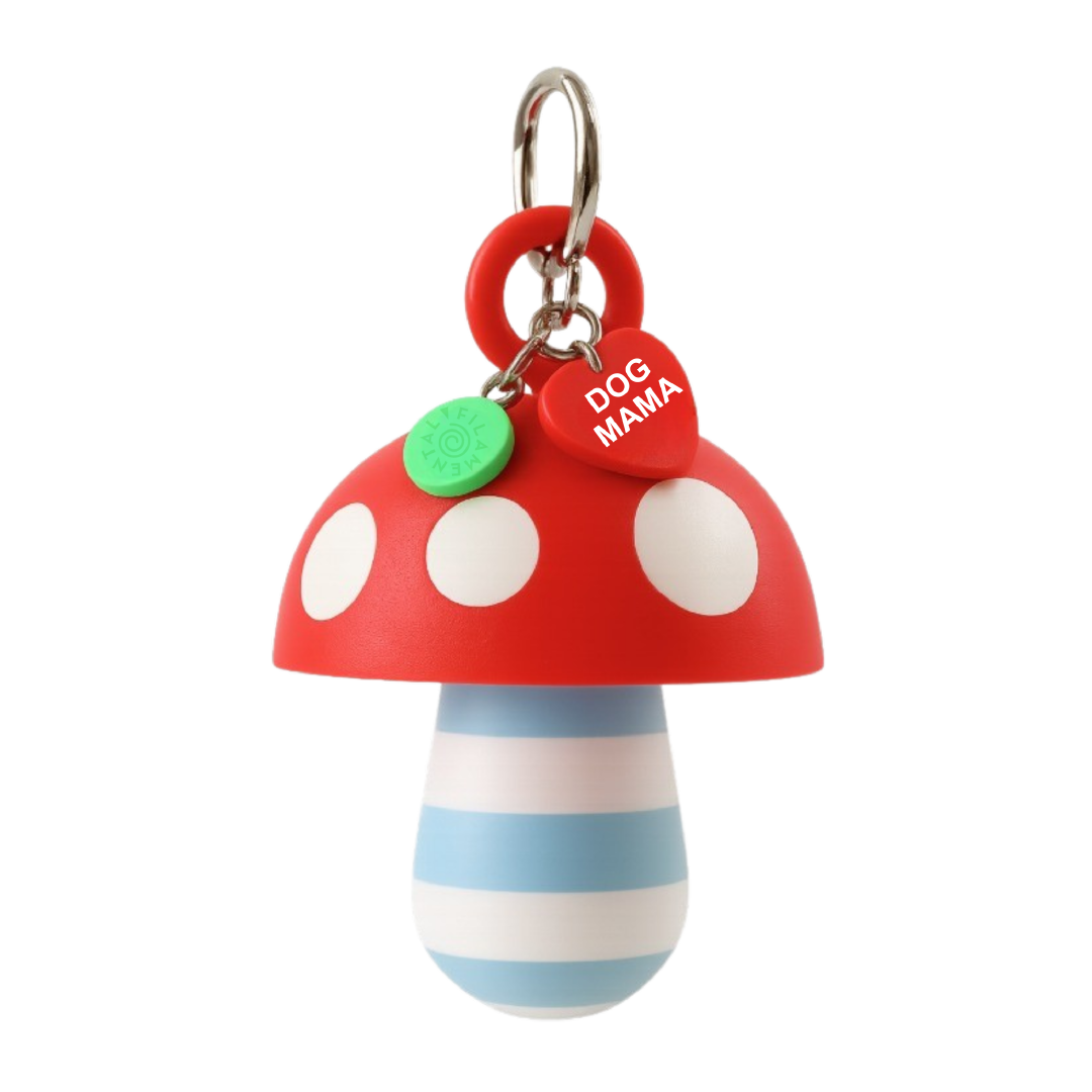 BLUE MUSHROOM LIPSTICK CASE
