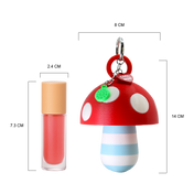 BLUE MUSHROOM LIPSTICK CASE