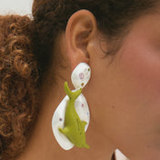 DOUBLE DOLPHIN EARRINGS - SIXXTA