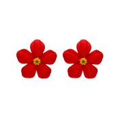 CAYENNE FLOWER STUD EARRINGS