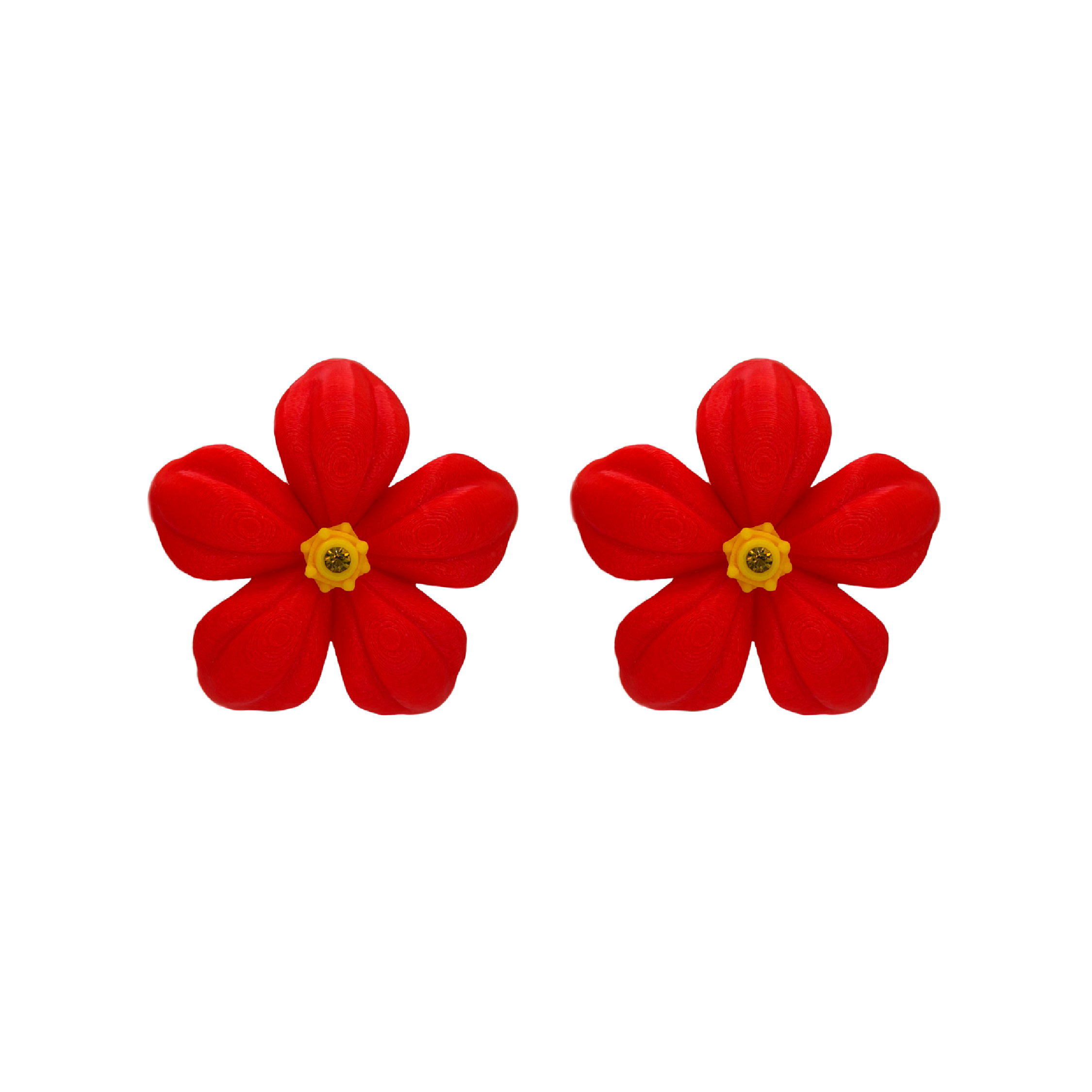 CAYENNE FLOWER STUD EARRINGS