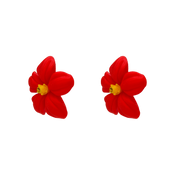 CAYENNE FLOWER STUD EARRINGS
