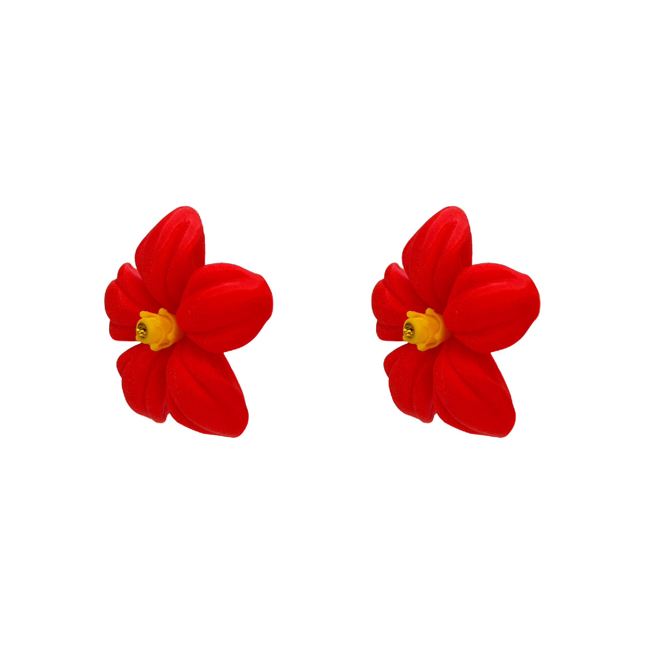 CAYENNE FLOWER STUD EARRINGS