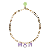 CHARM NECKLACE WITH 3 LETTERS