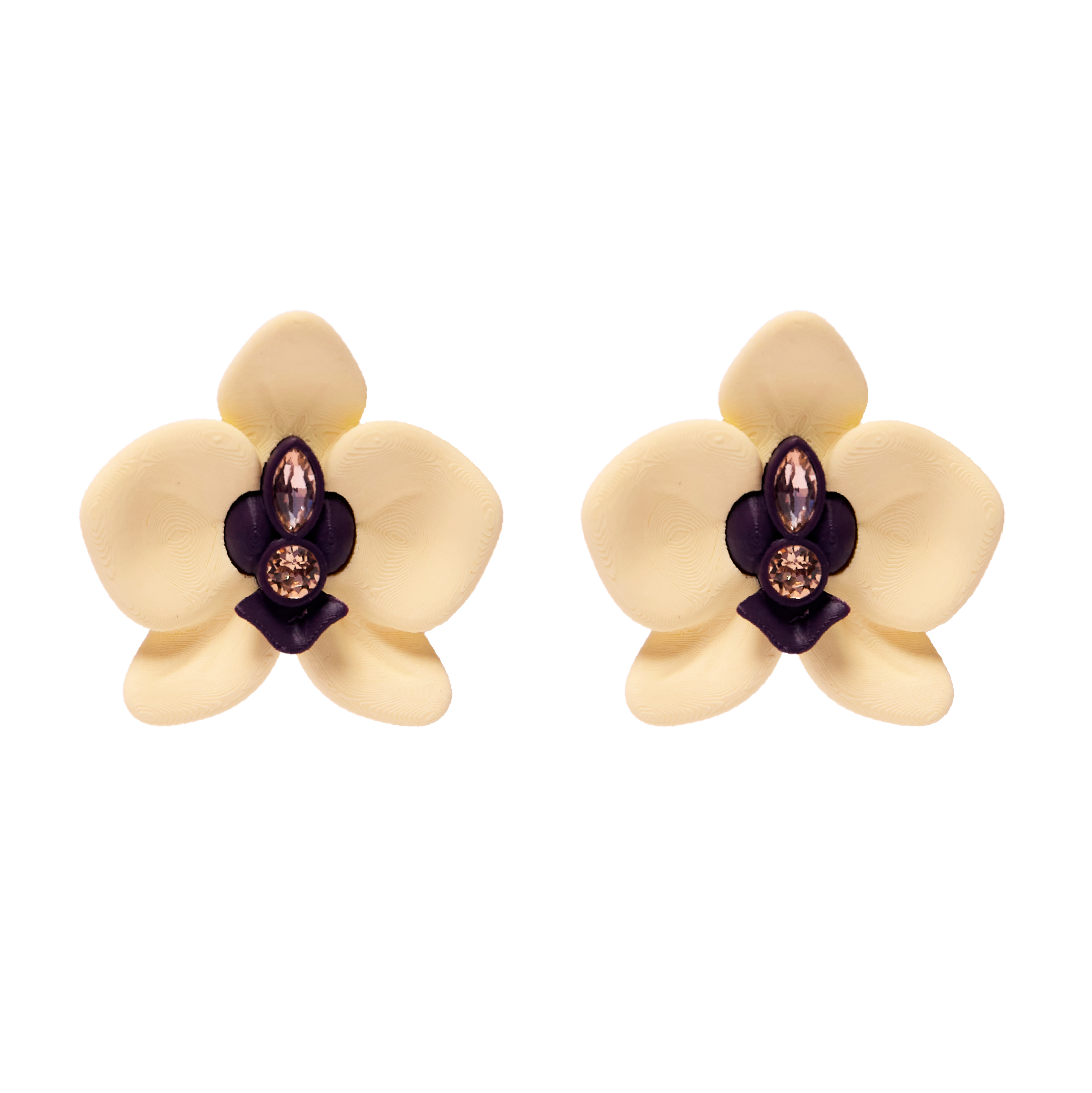 MAXI CATTLEYA STUD EARRINGS