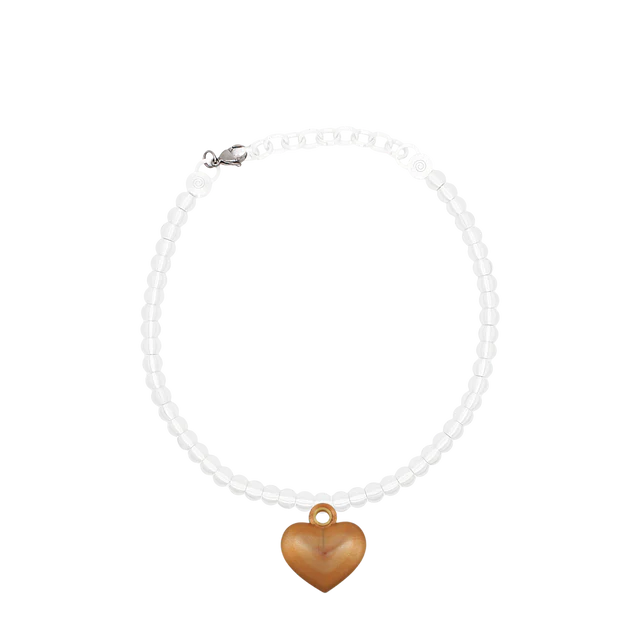 HEART RELIQUARY PEARL NECKLACE