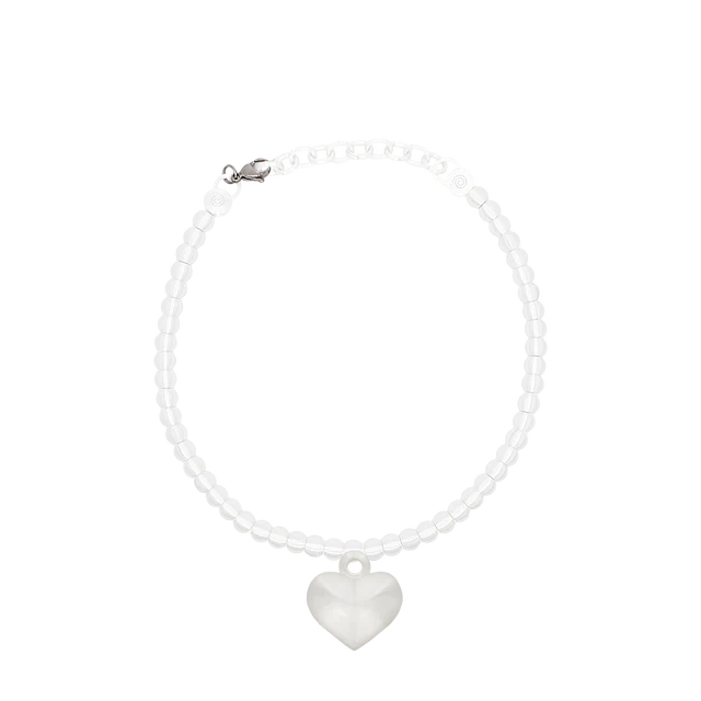 HEART RELIQUARY PEARL NECKLACE