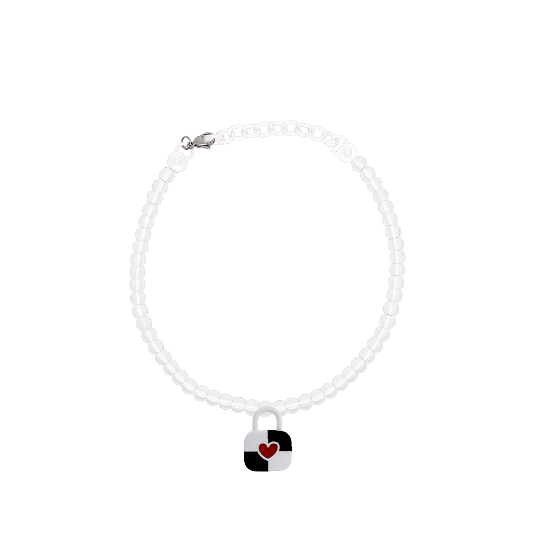 LOCK PEARL NECKLACE