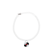 LOCK PEARL NECKLACE