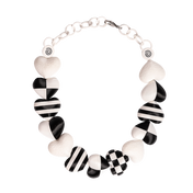 CHESS HEART NECKLACE