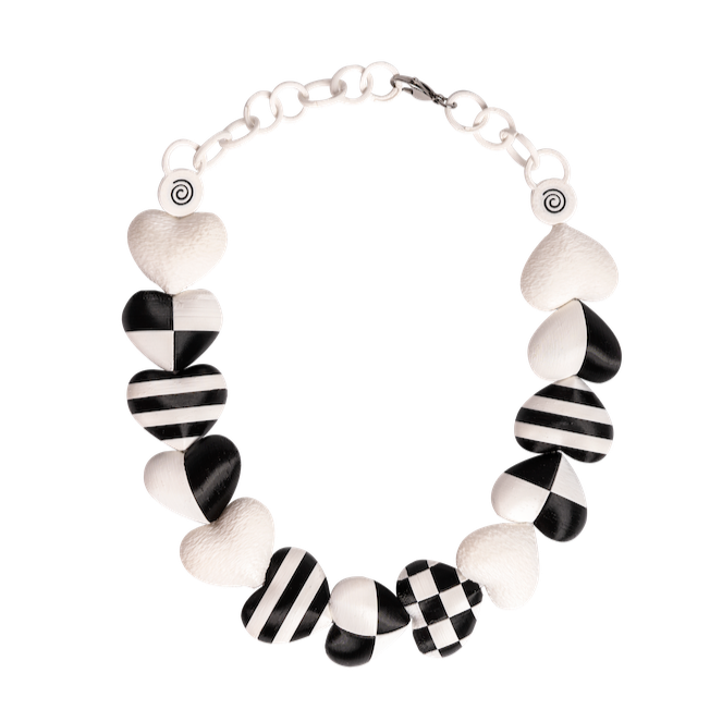 CHESS HEART NECKLACE